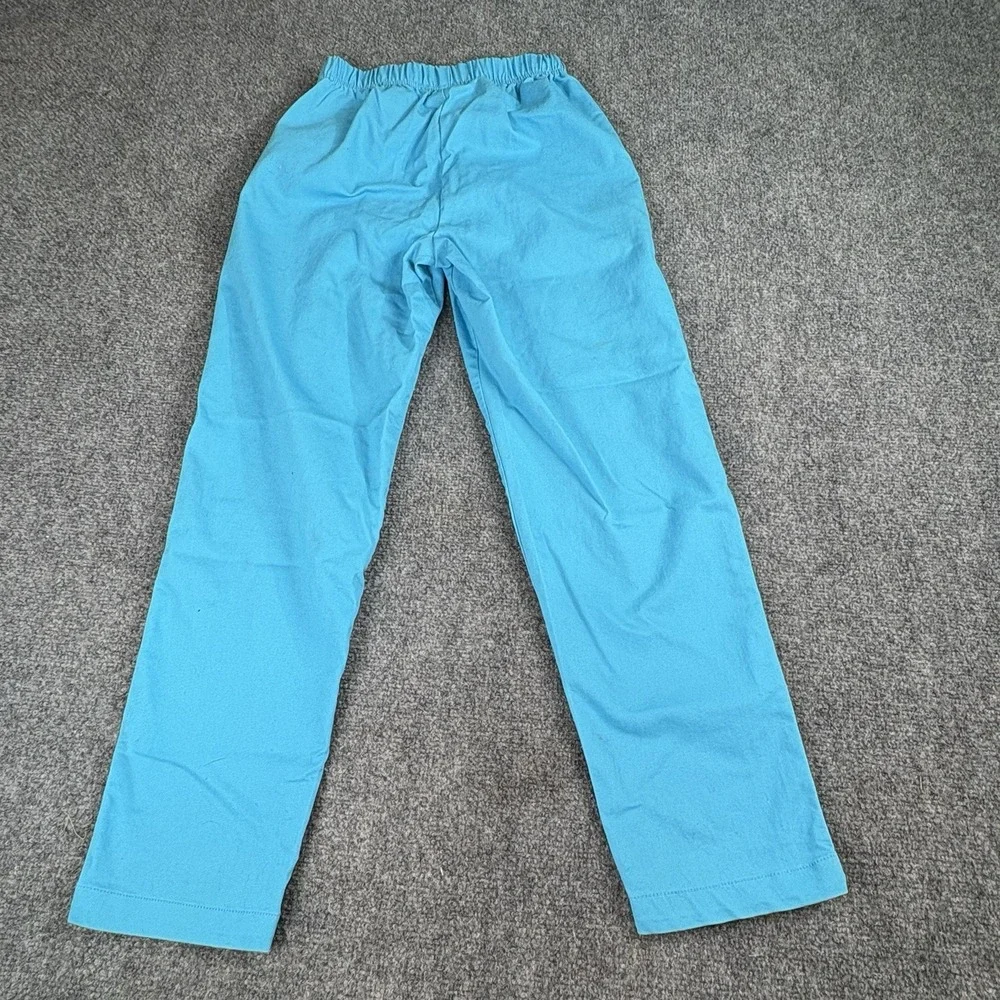 VTG Y2K American Sweetheart Pants Women's PS Blue Pull-On Elastic Waist Straight